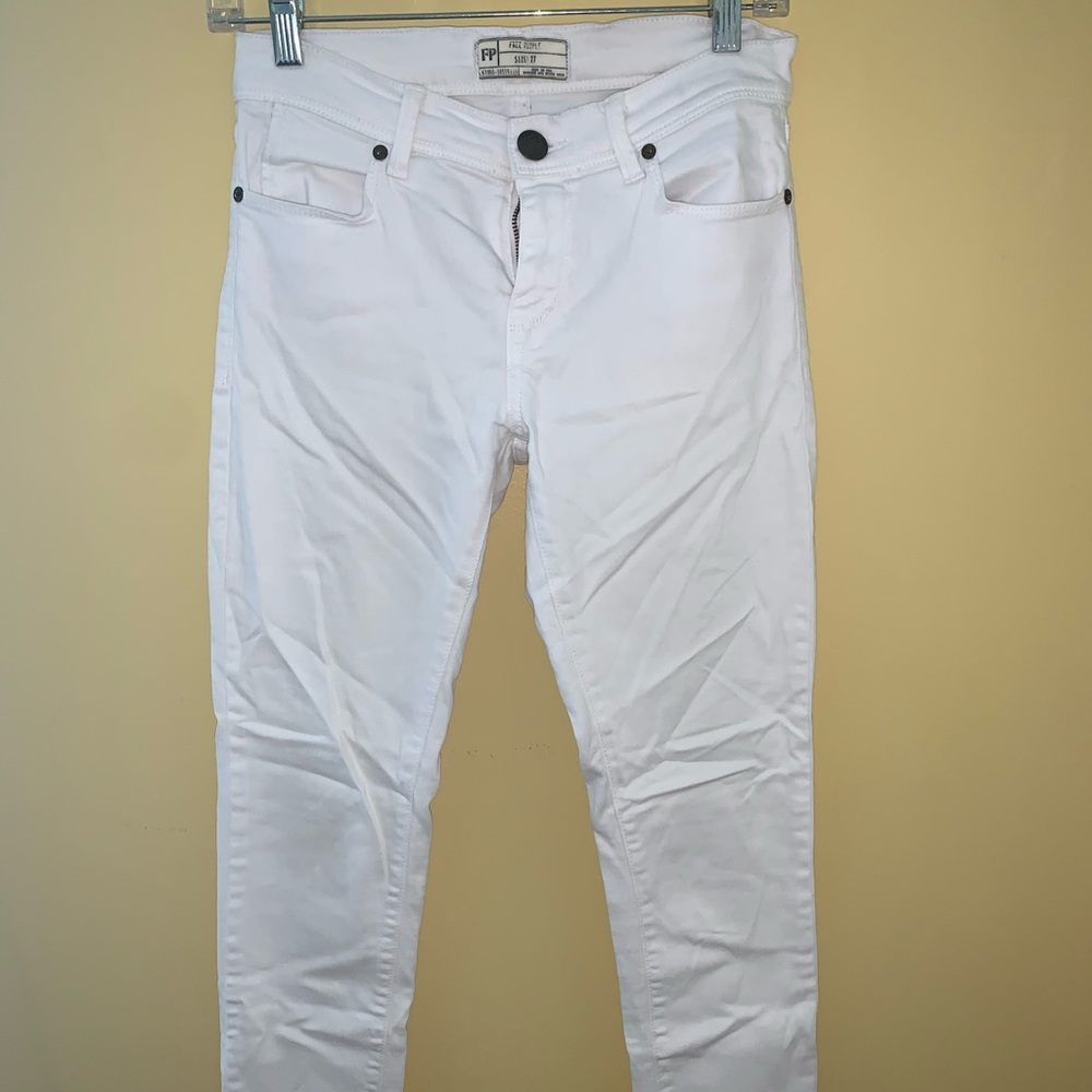 Free People white skinny jeans size 27